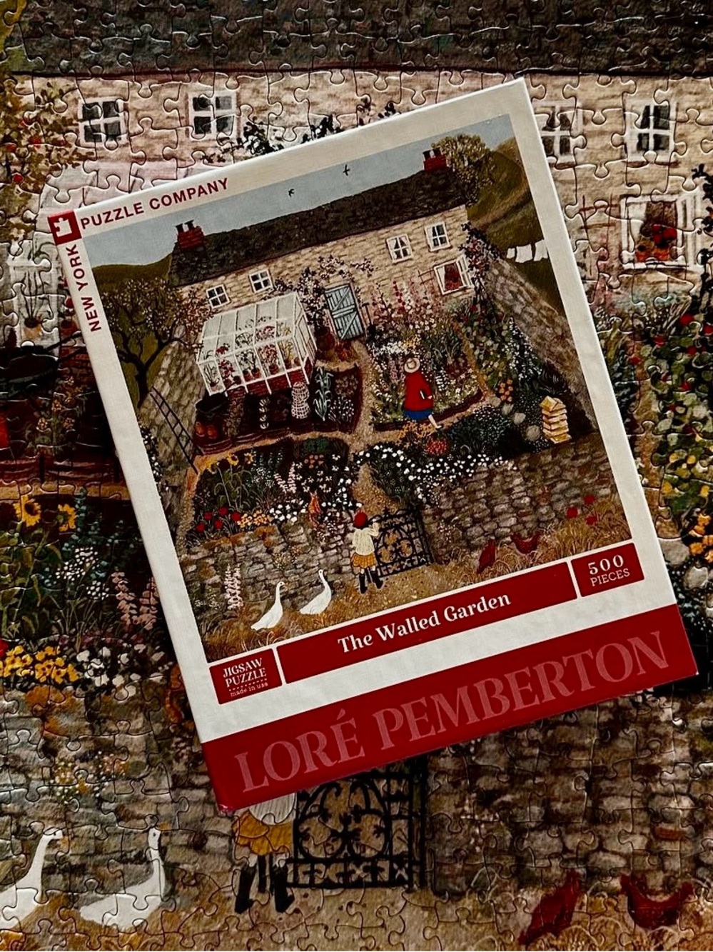 Loré Pemberton “The Walled Garden” 500-Piece Puzzle